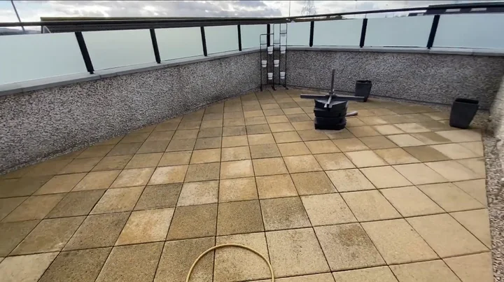 Flat roof extension with professional waterproofing membrane applied