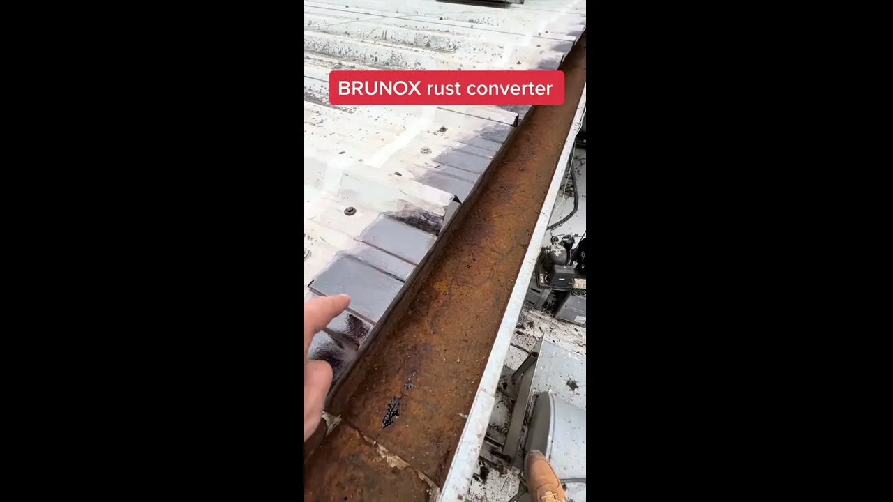 Gutter and Valley Corrosion — Before and After