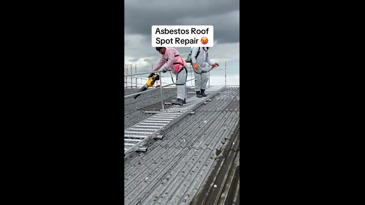Asbestos Roof Spot Leak Repair